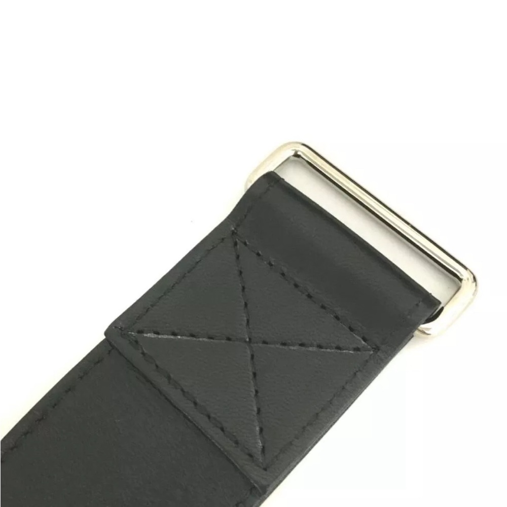CHANEL CC Logo Kids Leather Belt - Picture 7 of 9
